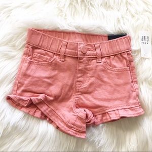NWT BabyGap Ruffle Denim Shorts